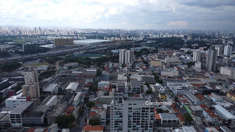 Maravilhoso Studio Bom Retiro/Anhembi/Expo AC/WF