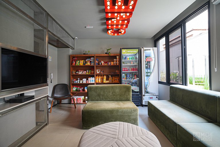Lindo Studio Metro/Santa Casa com WF/AC