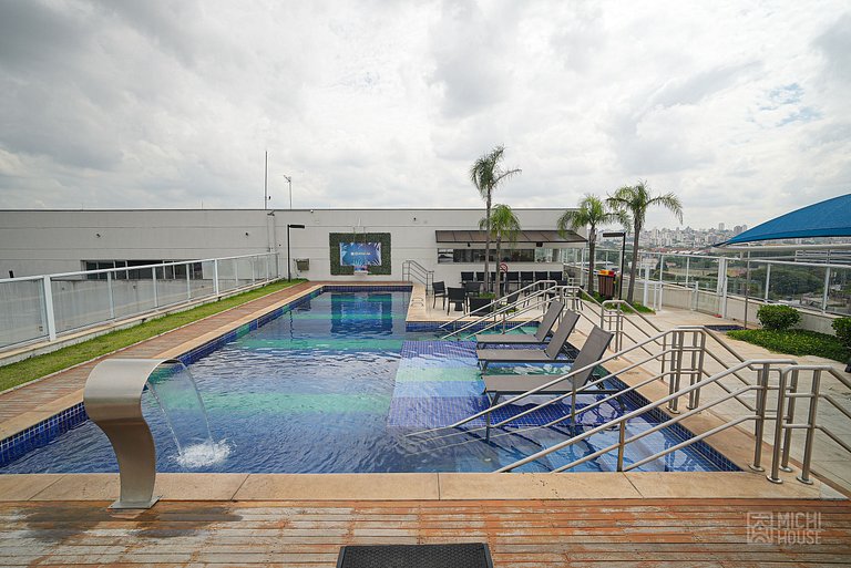 Lindo Studio com Ac/Wf Piscina Climatizada Ate a 1