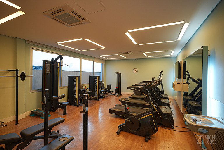 Lindo Studio com Ac/Wf Piscina Climatizada Ate a 1
