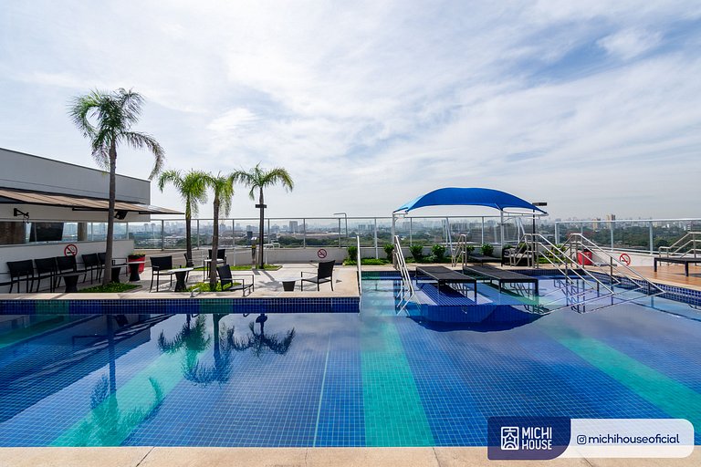 Lindo Studio com Ac/Wf Piscina Climatizada Ate a 1