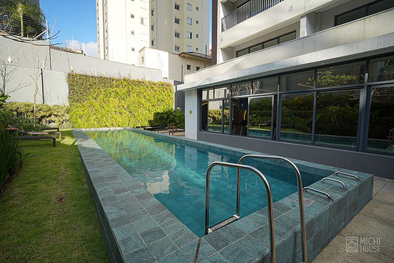 Maravilhoso Studio Metro Paraiso/Av Paulista/Ibirapuera AC/W