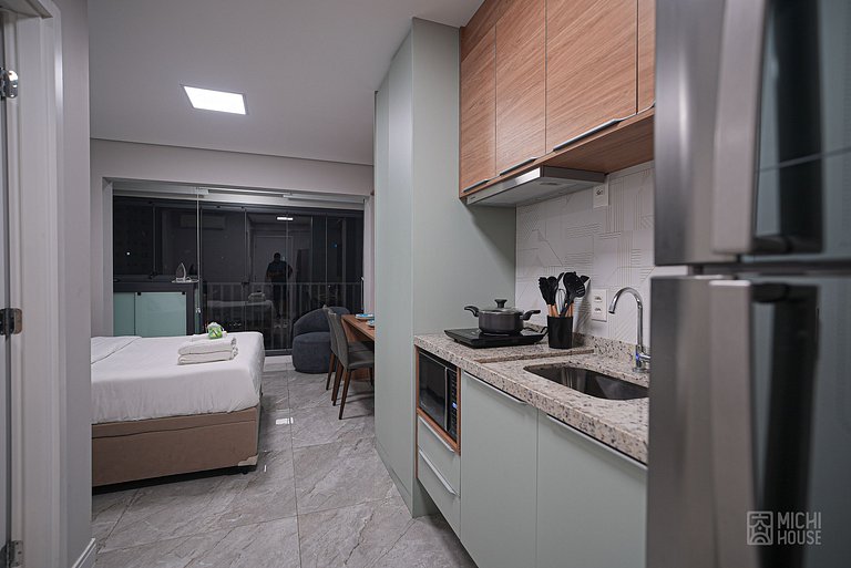 Maravilhoso Studio Metro Paraiso AC/WF