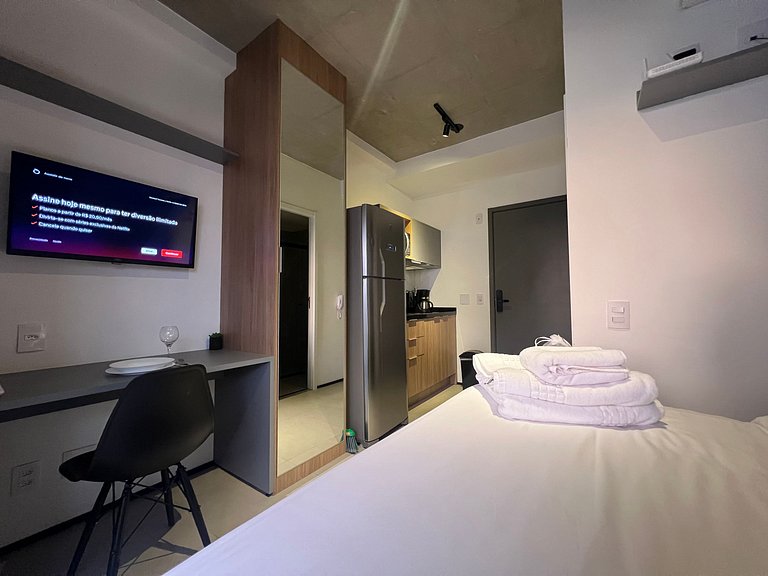 Espetacular Studio Metro Paraiso AC/WF