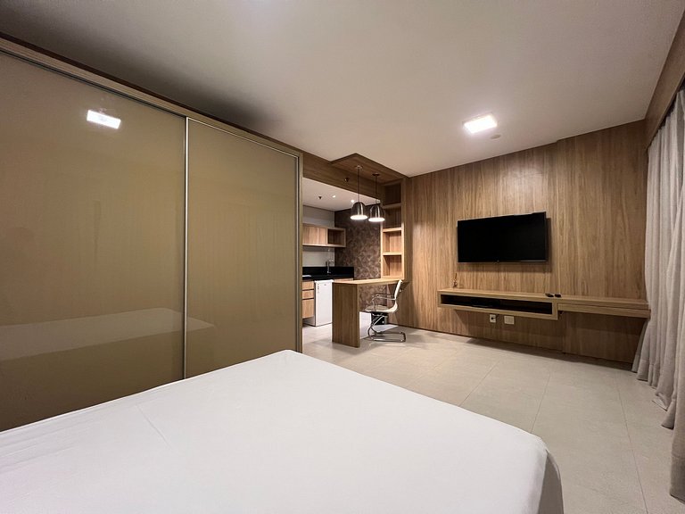 Perfeito Flat na Av Principal de Alpha AC/WF