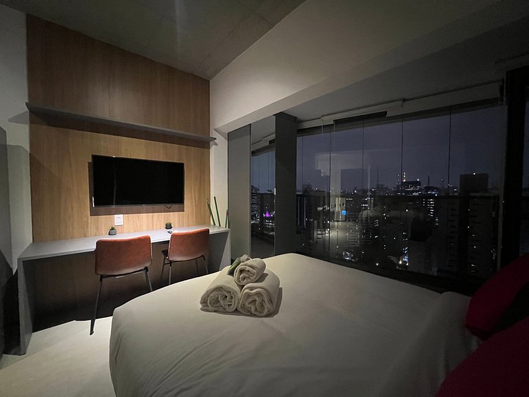 Studio no On Paulista • Metro Paraiso • com Ar