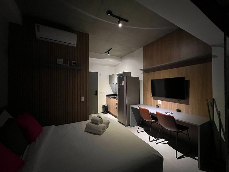 Studio no On Paulista • Metro Paraiso • com Ar