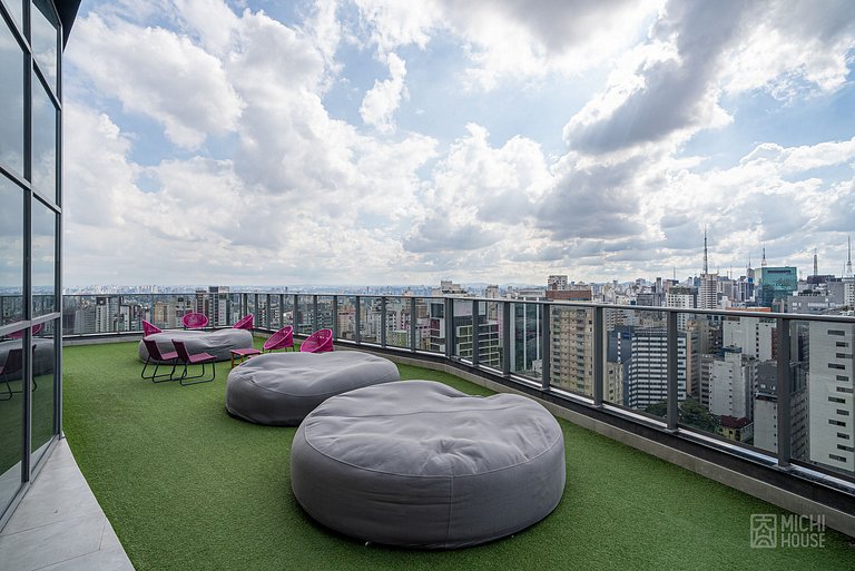 Spectacular Studio Metro Paraiso AC/WF Incredible View