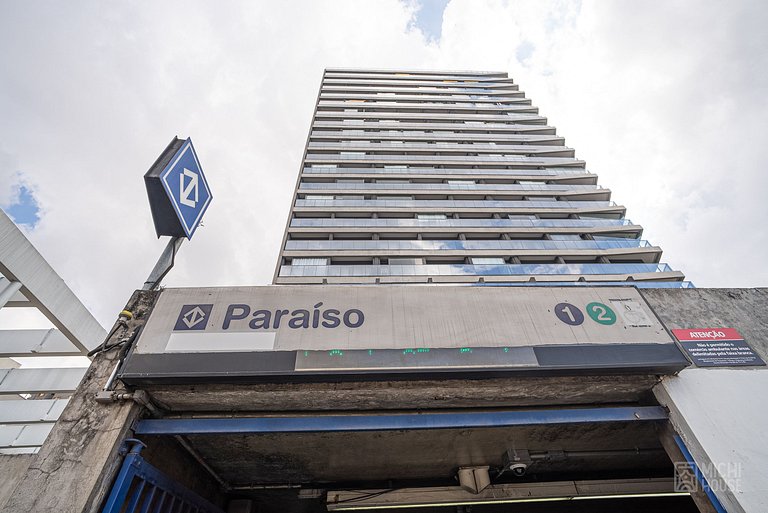Studio no On Paulista • Metro Paraiso • com Ar