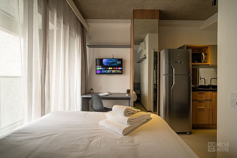 Lindo Studio Metro Paraiso Vista Incrivel