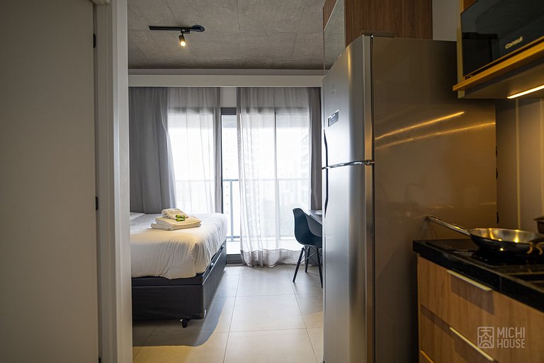 Lindo Studio Metro Paraiso Vista Incrivel