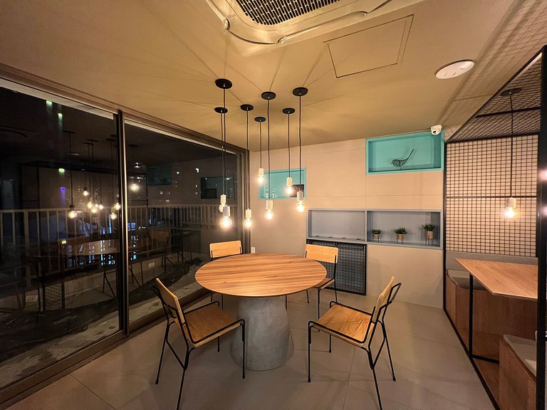 Perfeito Studio Jardins/Rebouças/HC com AC/WF