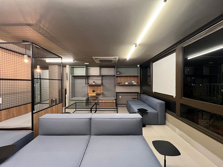 Incrivel Studio Jardins/Rebouças/HC com AC/WF