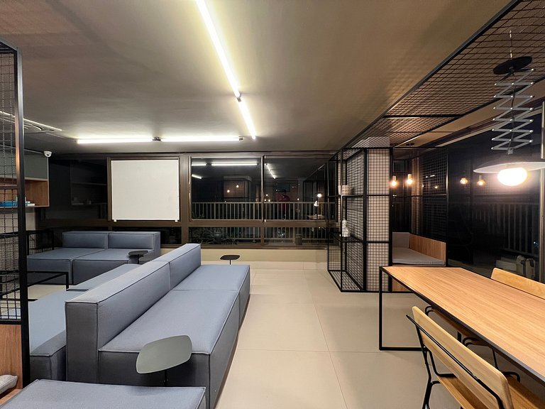 Perfeito Studio Jardins/Rebouças/HC com AC/WF
