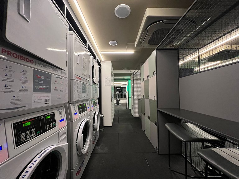 Elegante Studio Jardins/Rebouças/HC com AC/WF