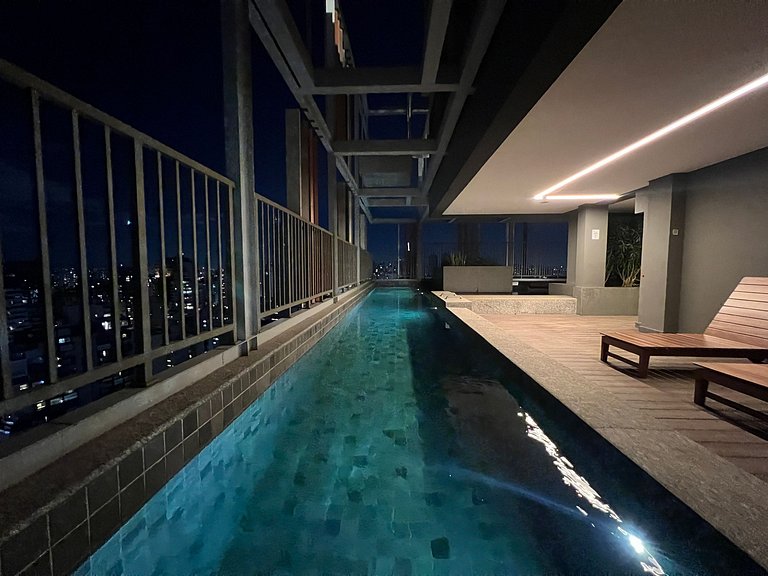Elegante Studio Jardins/Rebouças/HC com AC/WF