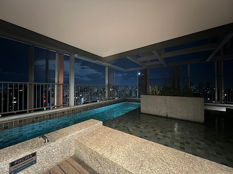 Lindo Studio Metro Oscar Freire/HC com WF/AC