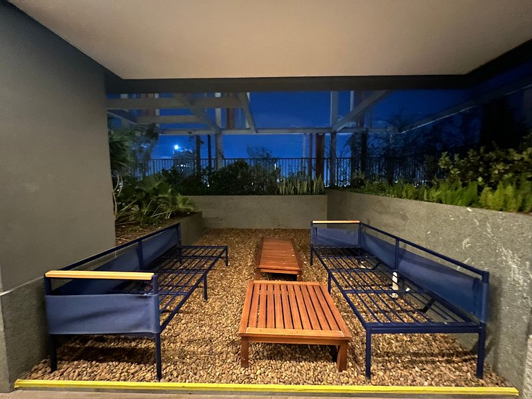 Elegante Studio Jardins/Rebouças/HC com AC/WF