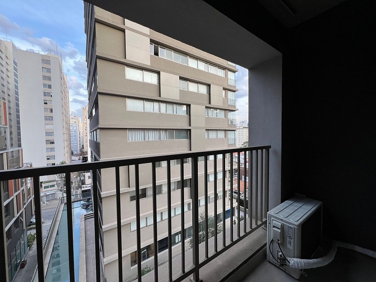 Lindo Studio Metro Oscar Freire/HC com WF/AC