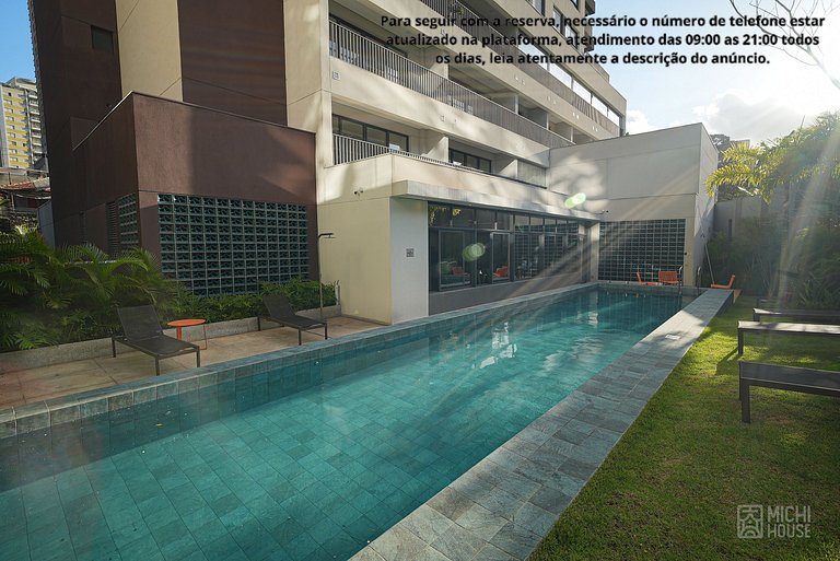 Moderno Studio no Paraiso/Vl Mariana AC/WF
