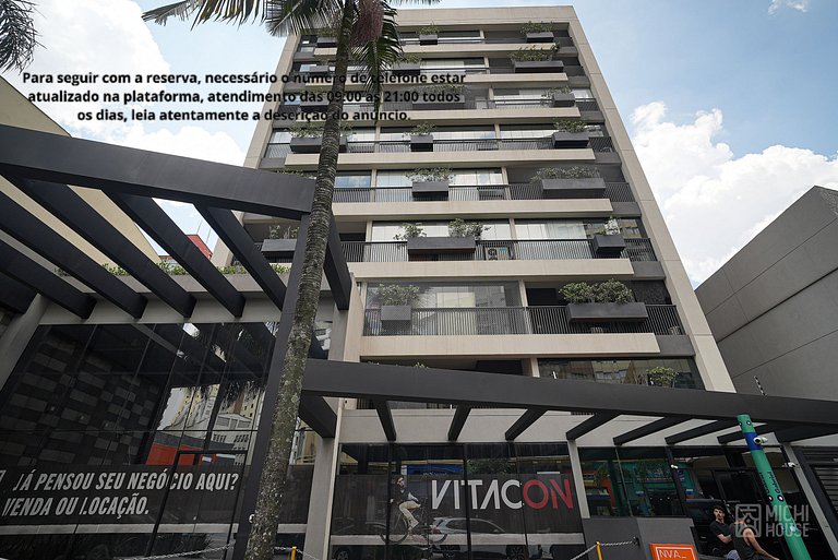 Wonderful Studio Santa Casa/Metro with AC/WF