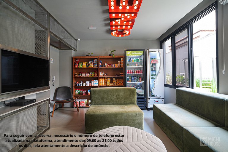 Wonderful Studio Santa Casa/Metro with AC/WF