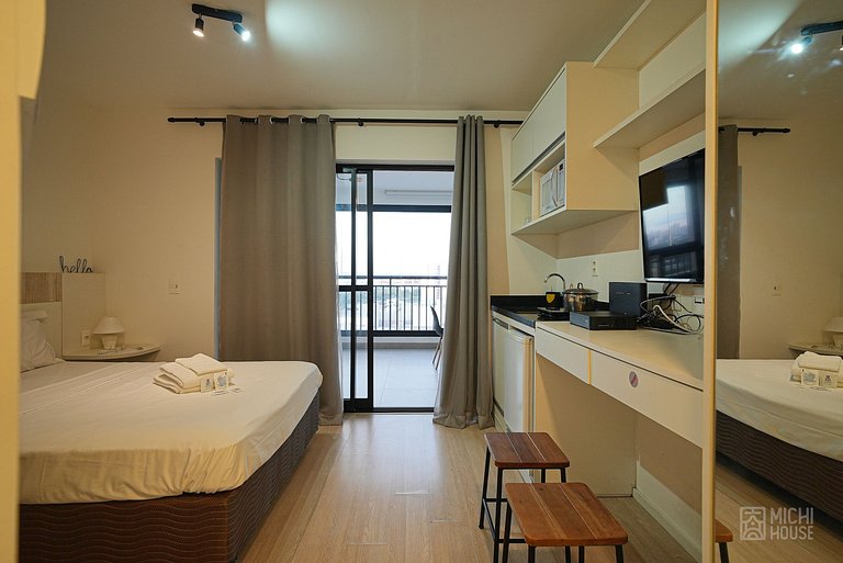 Maravilhoso Studio Bom Retiro/Anhembi/Expo AC/WF