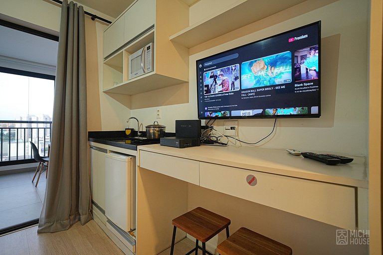 Maravilhoso Studio Bom Retiro/Anhembi/Expo AC/WF