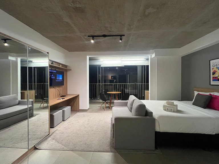 Magnifico Studio Metro Oscar Freire/HC com Ar/Wifi