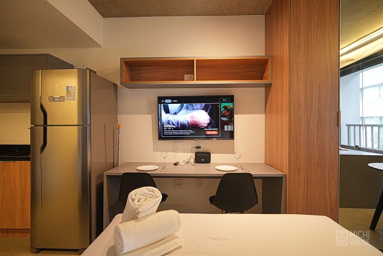 Incrivel Studio Metro Oscar Freire/HC com Ar/Wifi
