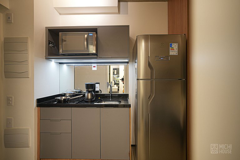 Elegante Studio Jardins/Rebouças/HC com Ar/Wifi