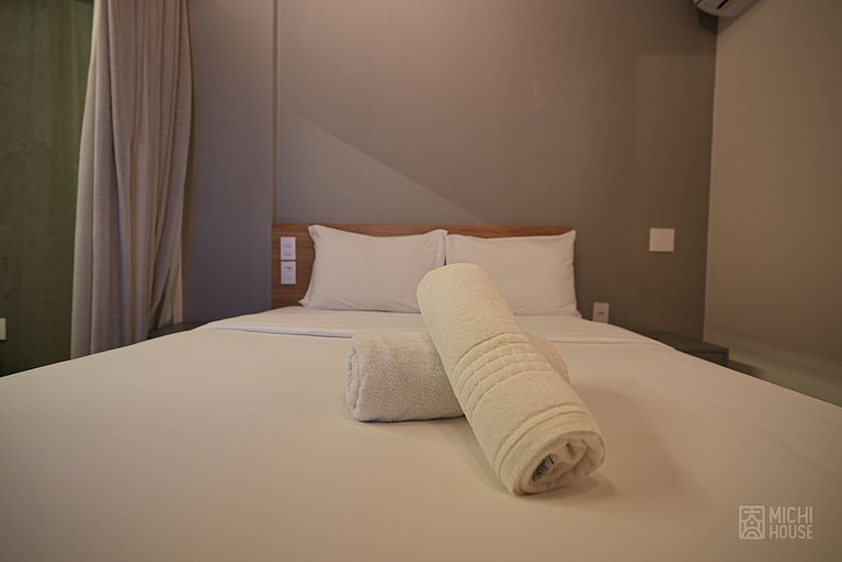 Elegante Studio Jardins/Rebouças/HC com Ar/Wifi