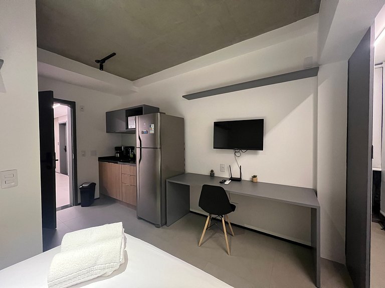 Belo Studio Metro Paraiso Vista Incrivel