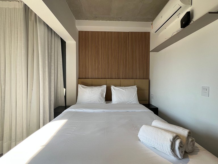 Belo Studio Metro Paraiso Vista Incrivel