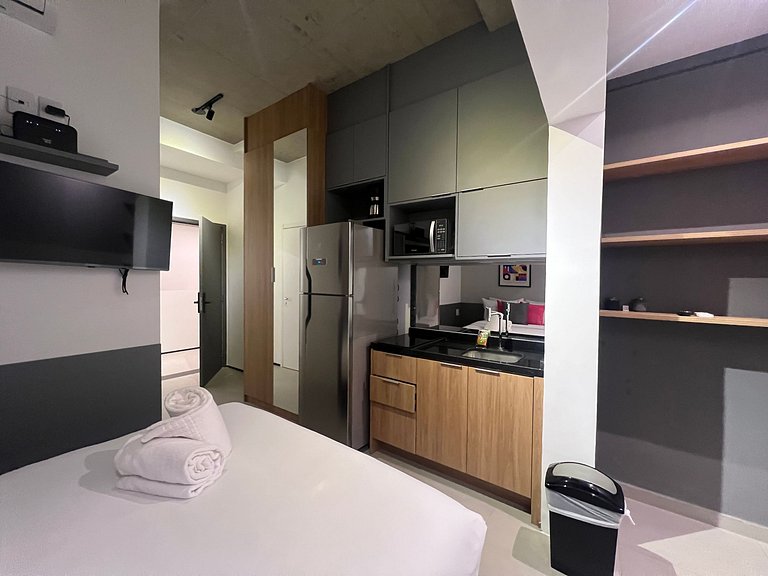 Lindo Studio Metro Paraiso Vista Incrivel
