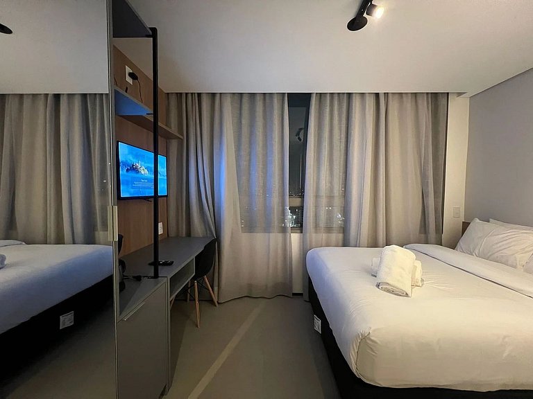 Spectacular Studio Metro Paraiso AC/WF Incredible View