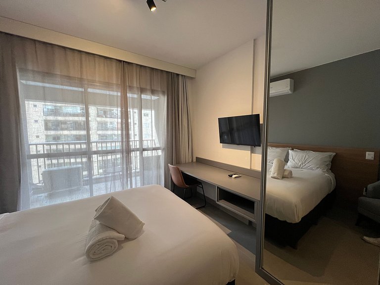 Aconchegante Studio Moema com AC/WF