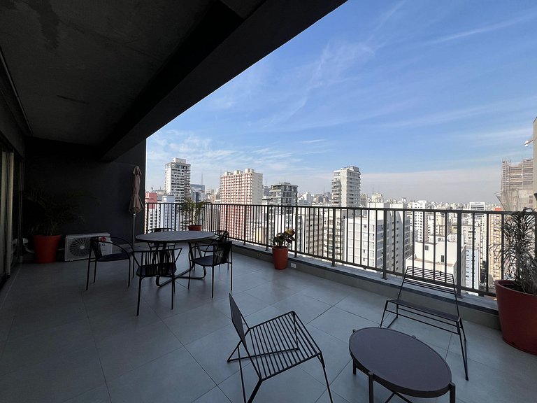 Hermoso Estudio Metro Oscar Freire/HC con WF/AC