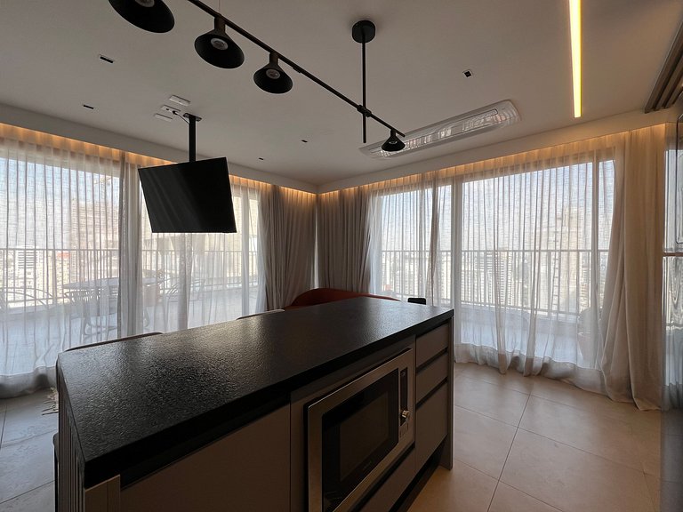 Beautiful Studio Metro Oscar Freire/HC with WF/AC