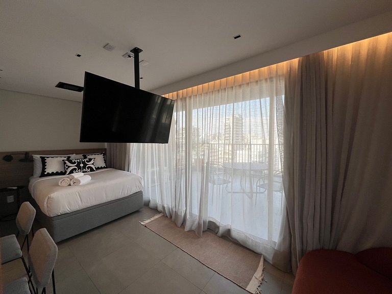 Beautiful Studio Metro Oscar Freire/HC with WF/AC