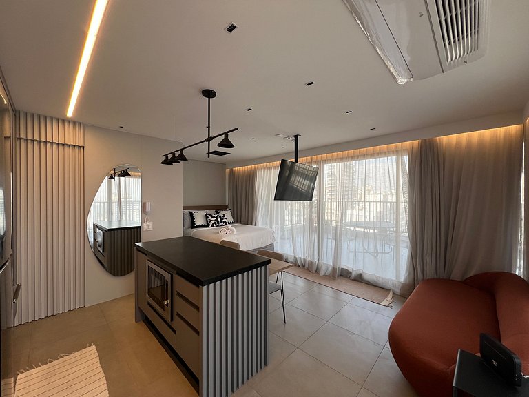 Hermoso Estudio Metro Oscar Freire/HC con WF/AC