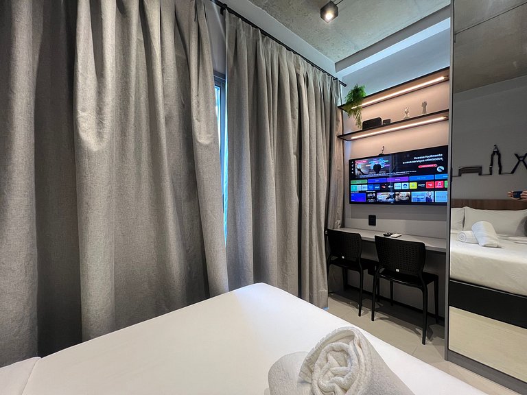 Exuberante Studio Metro Paraiso Vista Incrivel