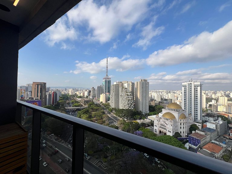 Exuberante Studio Metro Paraiso Vista Incrivel