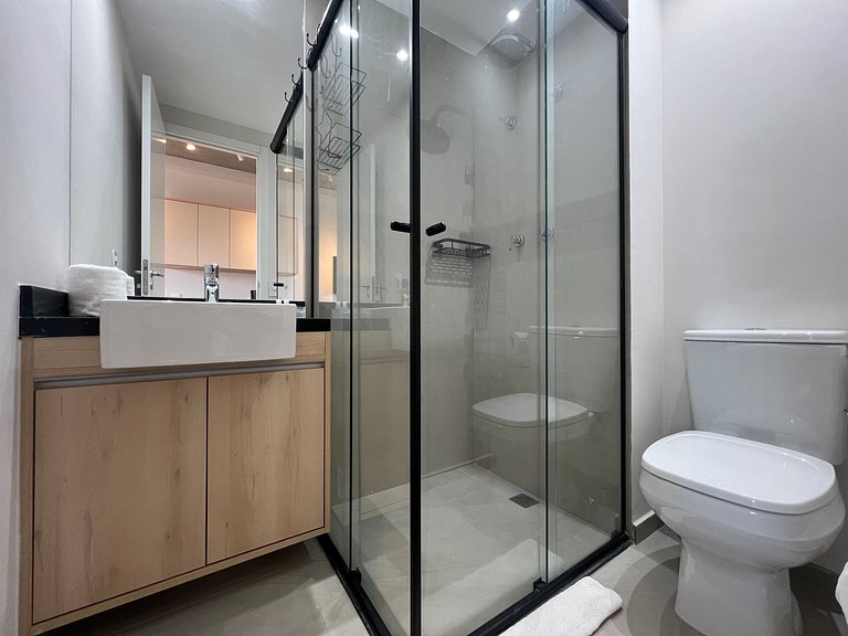 Belo Studio Metro Paraiso Vista Incrivel