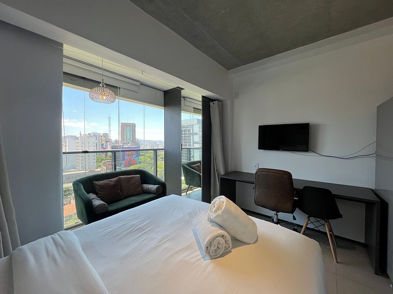 Perfeito Studio Metro Paraiso Vista Incrivel