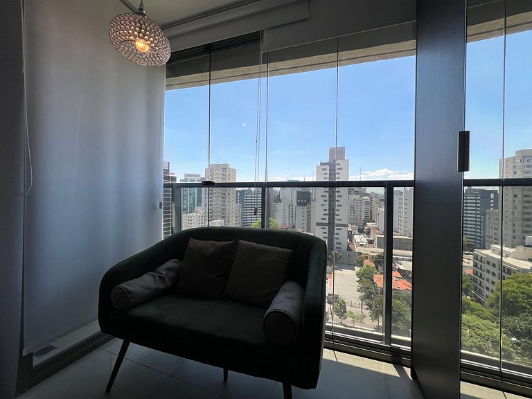 Perfeito Studio Metro Paraiso Vista Incrivel