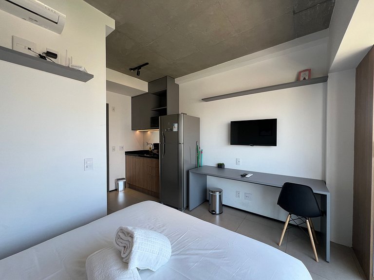 Belo Studio Metro Paraiso Vista Incrivel