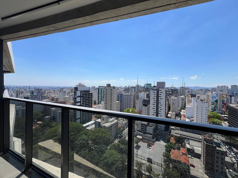 Perfeito Studio Metro Paraiso Vista Incrivel