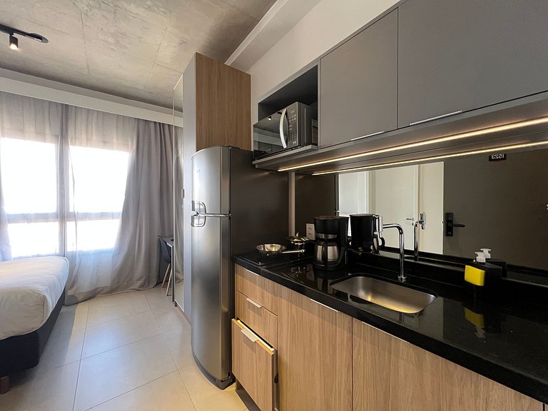 Espetacular Studio Metro Paraiso AC/WF