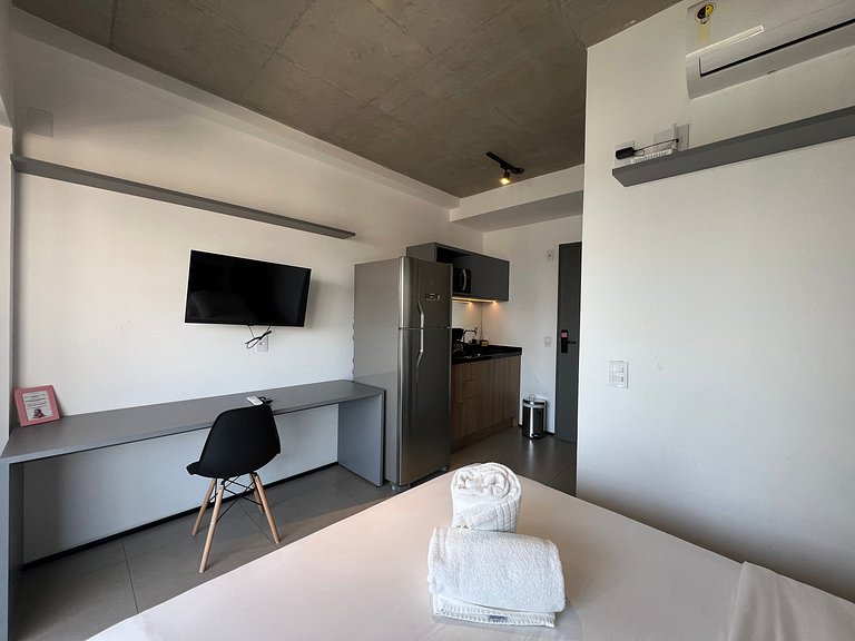 Belo Studio Metro Paraiso Vista Incrivel